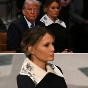 All eyes were on Melania at the former president’s funeral