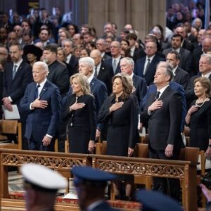 Kamala Harris Shares Photo Of Carter Funeral, Sparks Outrage After People Notice Small Detail