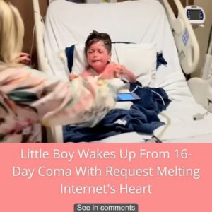 Little Boy Wakes Up From 16-Day Coma With Request Melting Internet’s Heart