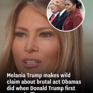 Melania Trump Reveals Sh0cking Claim About Obama Administration’s Secrets