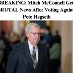 Mitch McConnell Gets Roasted After Voting Against Pete Hegseth’s Confirmation