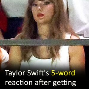 Lip reader reveals Taylor Swift’s five-word reaction after getting booed