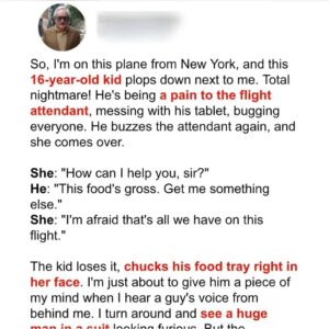 Entitled Teen Disrespects Flight Attendant, Unaware His Wealthy Father Is Watching