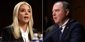 Watch as Pam Bondi confronts Adam Schiff during a hearing, drawing attention to his previous censure.