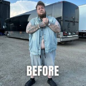 Jelly Roll lost over 100 pounds while fighting food addiction battle