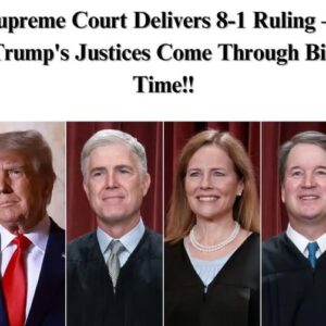 Supreme Court 8‑1 Ruling: A Landmark Victory for Government