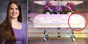 Teenage girl dies of cancer – when her mom looks at her coffin, her heart is filled with warmth