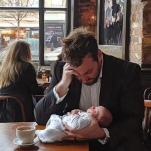 WOMAN DEMANDS TO KICK SINGLE DAD WITH CRYING BABY OUT OF A CAFÉ — FATE BRINGS THEM TOGETHER AGAIN AT A JOB INTERVIEW.