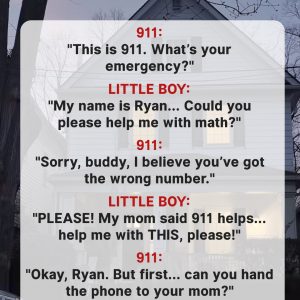 Boy Calls 911 to Ask For Help with Math, Cops Soon Realize He Needs Real Help