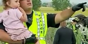 Dad dies in car crash, so police officer comforts his distraught daughter by singing