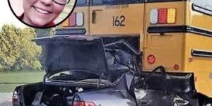 17-year-old crashes into school bus and died, only for police to find something in her hand that crushes my heart