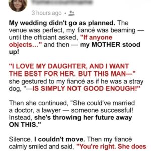 My Mother Objected at My Wedding, ‘This Man Is Not Good Enough!’—My Fiancé’s Response Made Her Run