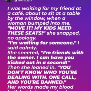 Entitled Mom Claimed My Seat at the Cafe, Her Face Turned Red after I Taught Her a Lesson