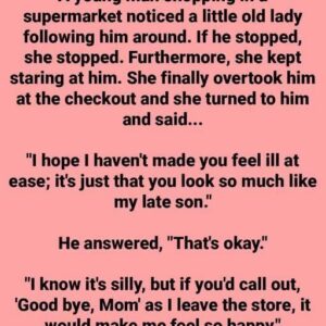 Young Man Notices A Lady Following Him