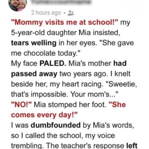 Daughter Claims Late Mother Visited Her at School — The Shocking Truth Revealed” Daughter Claims Late Mother Visited Her at School — The Shocking Truth Revealed”