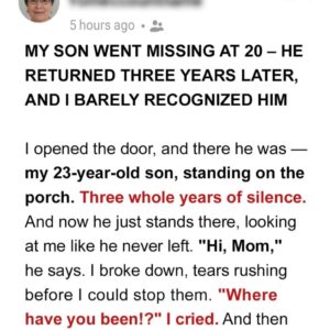 My Son, Who Only Brought Trouble to Our Family, Went Missing at 20..m