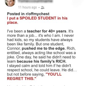 Lonely Elderly Teacher Puts a Spoiled Student in His Place but Quits the Next Day After Finding a Box on Her Doorstep — Story of the Day
