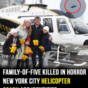 New York helicopter crash victims identified as tech boss, his wife, and their 3 children