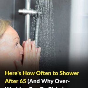 From age 65, how often should you shower (and why over-washing can be harmful to your health)