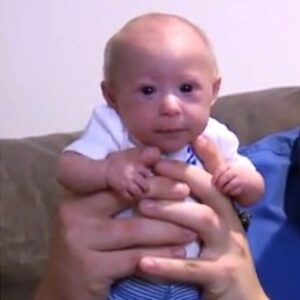 The parents are over 5 ft 11 tall, but when their little girl was born