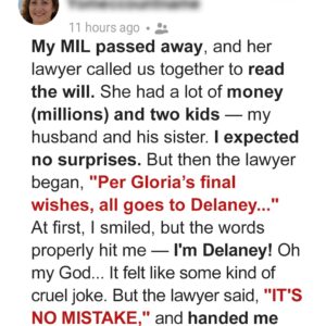 My MIL Left Me Everything Instead of Her Own Children, But My Inheritance Came With a Trap