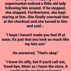 Young Man Notices A Lady Following Him