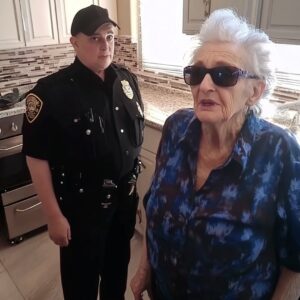 A visually impaired elderly woman asked me to escort her home…
