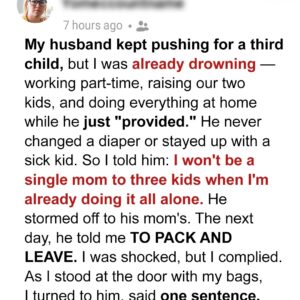 My Husband Demanded a Third Child – After