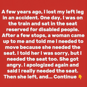 2/ A Girl With a Hidden Disability Didn’t Give Up Her Seat to an Elderly Woman and Now Feels Guilty