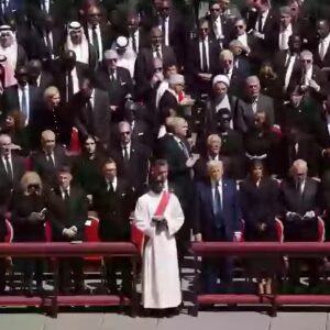 Trump’s Unexpected Front-Row Position at Pope Francis’ Funeral Sparks Global Controversy