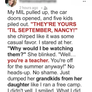 My MIL Dropped Off 5 Kids at Our Gate and Said, ‘They’re Yours Until… My MIL Dropped Off 5 Kids at Our Gate and Said, ‘They’re Yours Until…