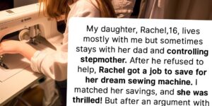 My Ex-husband’s Wife Threw My Daughter’s Sewing Machine in the Pool…