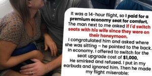 Honeymooners Tried to Make My Flight Hell as Revenge…