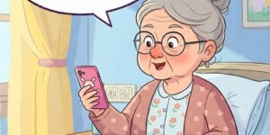 A sweet grandmother called St. Joseph’s Hospital