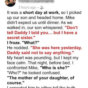 I Picked up My Son and He Said ‘Mommy, I Have a Secret Sister’ – When I Confronted I Picked up My Son and He Said ‘Mommy, I Have a Secret Sister’ – When I Confronted