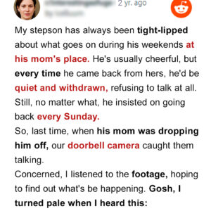 My Stepson Didn’t Know Our Door Camera Had a Mic – What I Heard Him Say about… My Stepson Didn’t Know Our Door Camera Had a Mic – What I Heard Him Say about…
