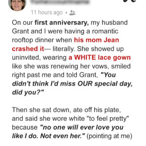 My MIL Showed up Uninvited to the Romantic Anniversary Dinner I Planned… My MIL Showed up Uninvited to the Romantic Anniversary Dinner I Planned…
