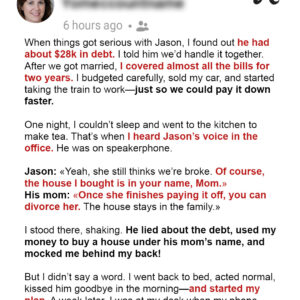 My Husband Bought a House in His Mother’s Name While I Was Paying Off His Debt My Husband Bought a House in His Mother’s Name While I Was Paying Off His Debt