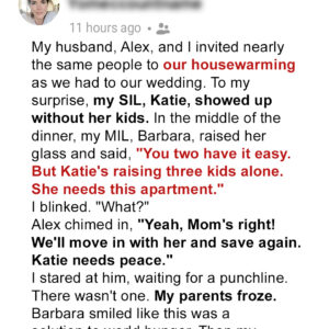 At Our Housewarming, My Husband and MIL Demanded We Give Our Apartment… At Our Housewarming, My Husband and MIL Demanded We Give Our Apartment…