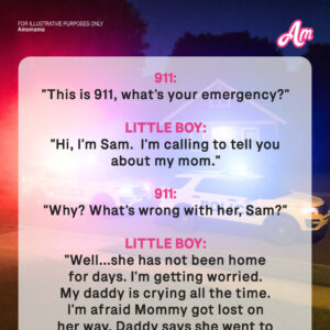 Policeman Answers Call from Crying Kid Who Says His Mother Is Gone — Story of the Day Policeman Answers Call from Crying Kid Who Says His Mother Is Gone — Story of the Day