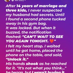 After 14 Years of Marriage, I Found My Husband’s Second Phone—Then a…