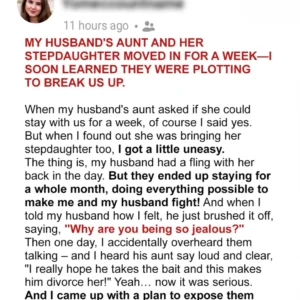 My Husband’s Aunt and Her Stepdaughter Moved In for a Week – I Soon Learned… My Husband’s Aunt and Her Stepdaughter Moved In for a Week – I Soon Learned…
