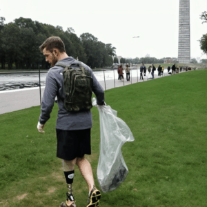 WOUNDED VETERAN STARTS PICKING UP TRASH—AND PEOPLE START WHISPERING BEHIND MY BACK